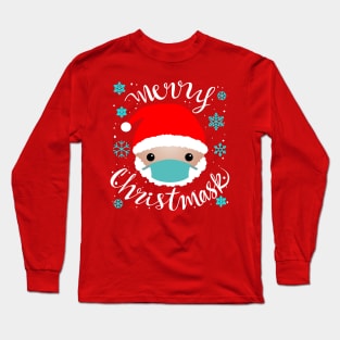 MERRY CHRISTMASK  - Santa Claus design Long Sleeve T-Shirt